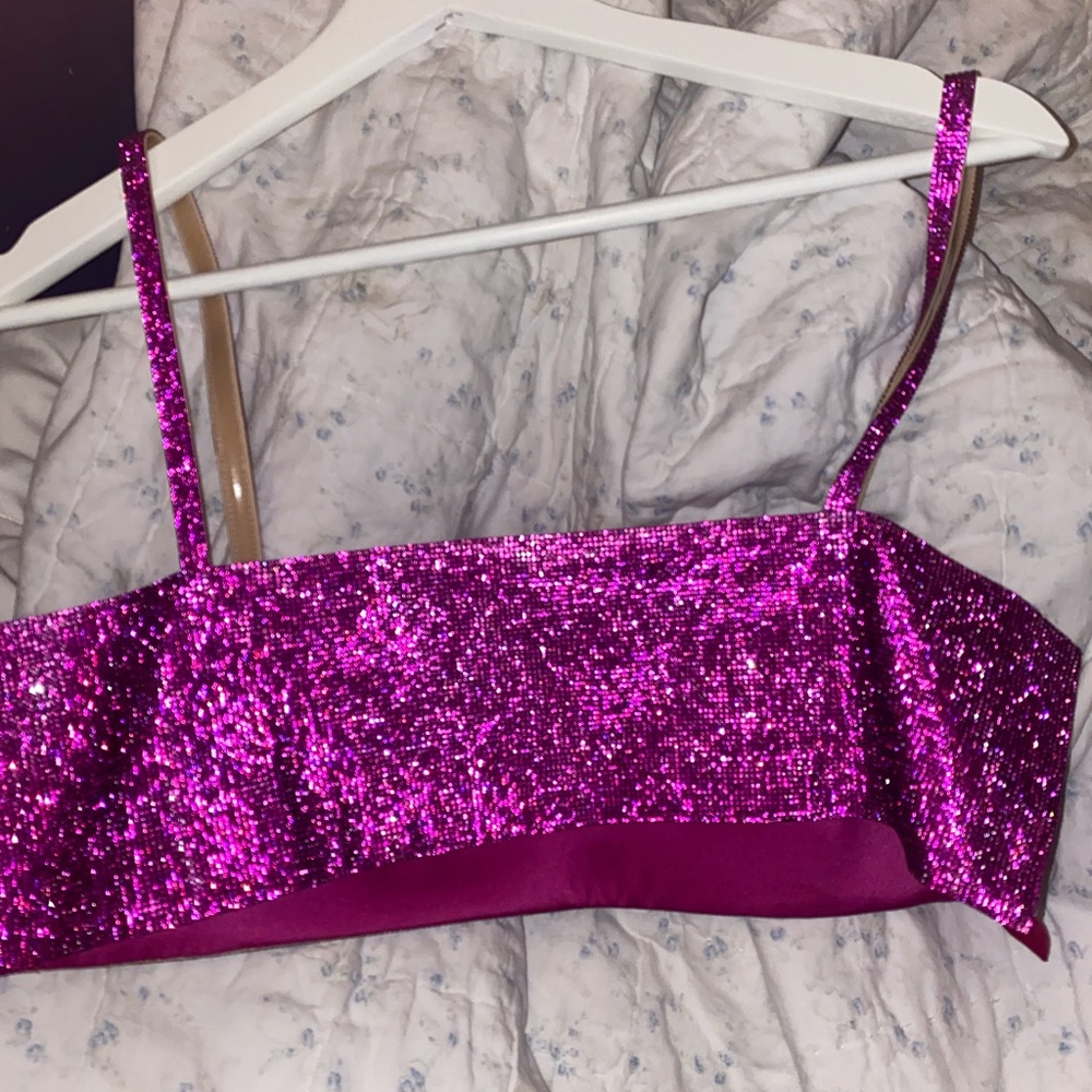 Nue studios pink Charlotte top